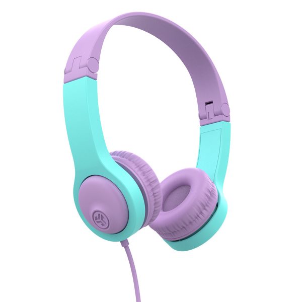 JBuddies Folding Gen 2 Kids Headphones Pink Teal Discount