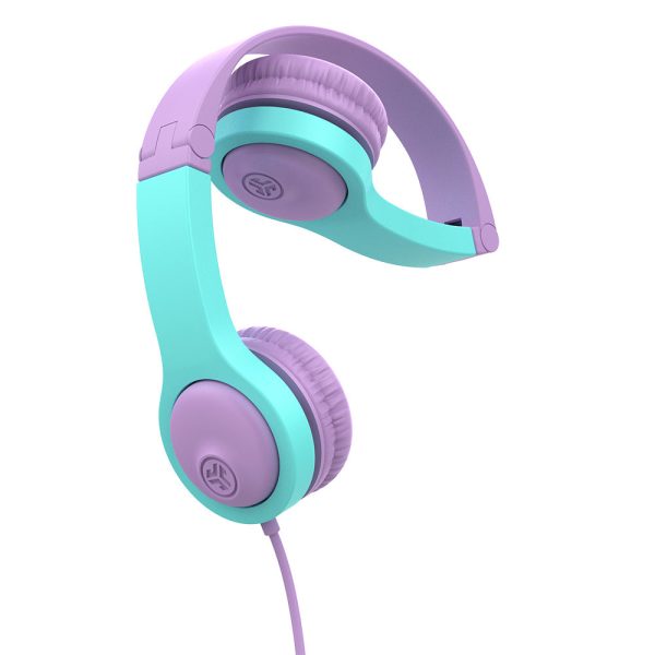 JBuddies Folding Gen 2 Kids Headphones Pink Teal Discount