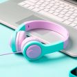 JBuddies Folding Gen 2 Kids Headphones Pink Teal Discount