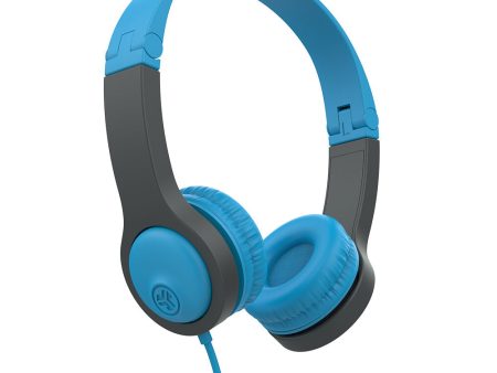 JBuddies Folding Gen 2 Kids Headphones Blue Gray Discount