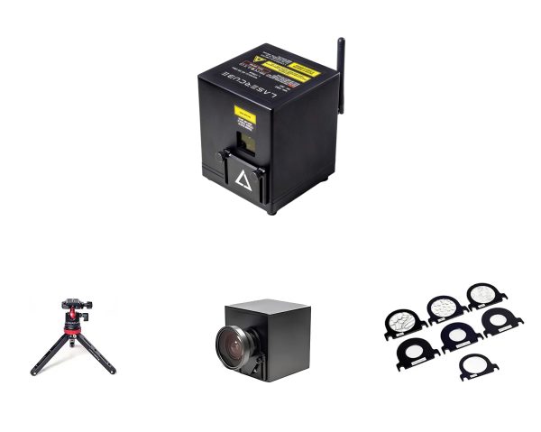 X-Laser LaserCube 2.5W WIFI DJX, DJ Package by Wicked Lasers with Tripod, Expander Lens and Optics Kit Supply