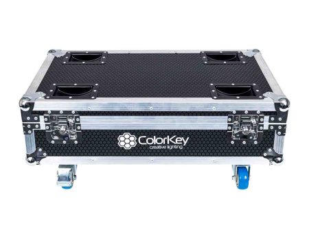 B-Stock: Colorkey CKU-9028 Charging Road Case for Mobilepar Mini Hex 4 Uplights For Cheap