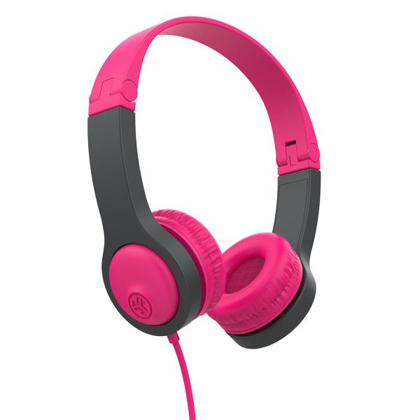 JBuddies Folding Gen 2 Kids Headphones Pink Gray on Sale