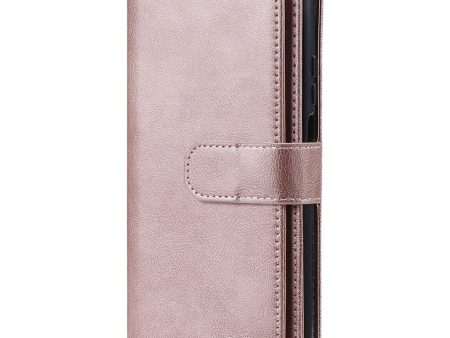 Xiaomi Poco M3 Flip Læder Cover m. Ekstra Kortholder - Rose Gold Discount