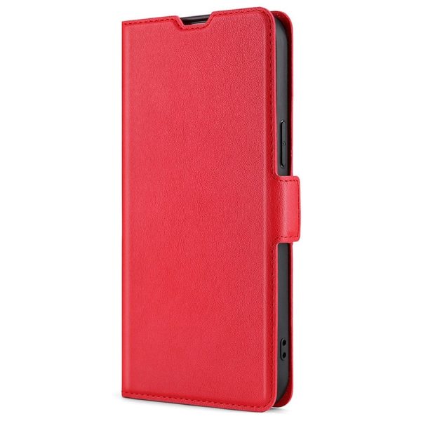 TCL 20L Slim Flip Cover m. Kortholder - Rød Online now