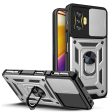 Xiaomi Poco F4 GT Håndværker Cover m. Magnetisk Kickstand & Cam Slider - Sølv Cheap