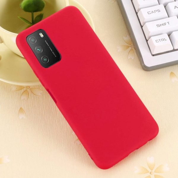 Xiaomi Poco M3 Liquid Silikone Cover - Rød Fashion