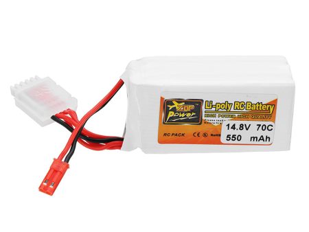 ZOP Power 14.8V 550mAh 70C 4S Lipo Battery JST Plug for RC FPV Racing Drone on Sale