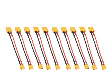 10Pcs 10cm 20AWG XT60 Female Plug to XT30 Male Plug Cable Adapter for Battery Charging For Cheap